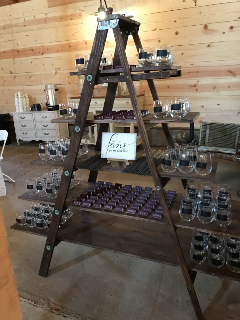 Ladder shelf-$45